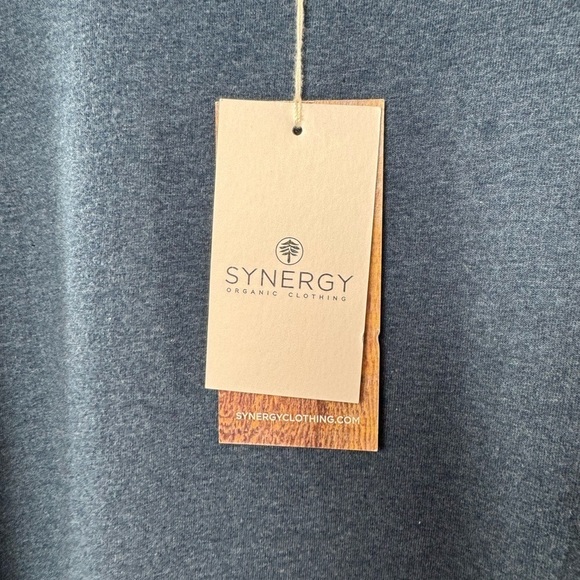 NWT Synergy Organic Cotton Sleeveless Dress in Blue Size Extra Small - Picture 4 of 6